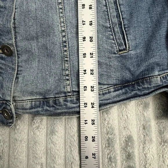 Disney Nightmare Before Christmas Jacket Womens‎ 3 Blue Denim Simply Meant To Be - Picture 7 of 12